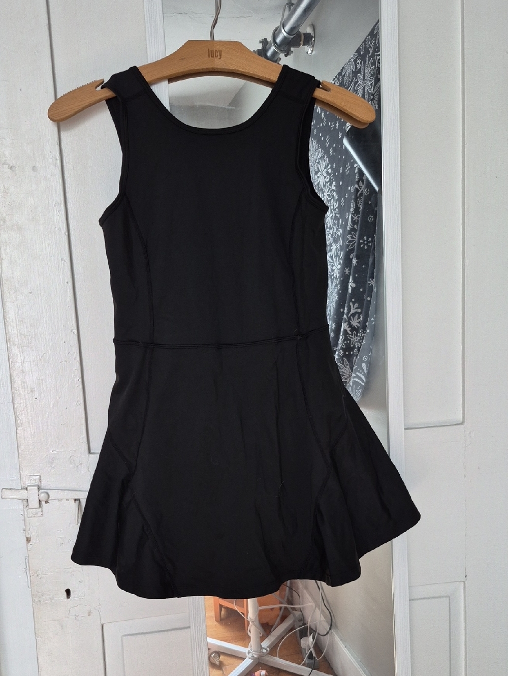 Classic Black Sleeveless Skater Dress